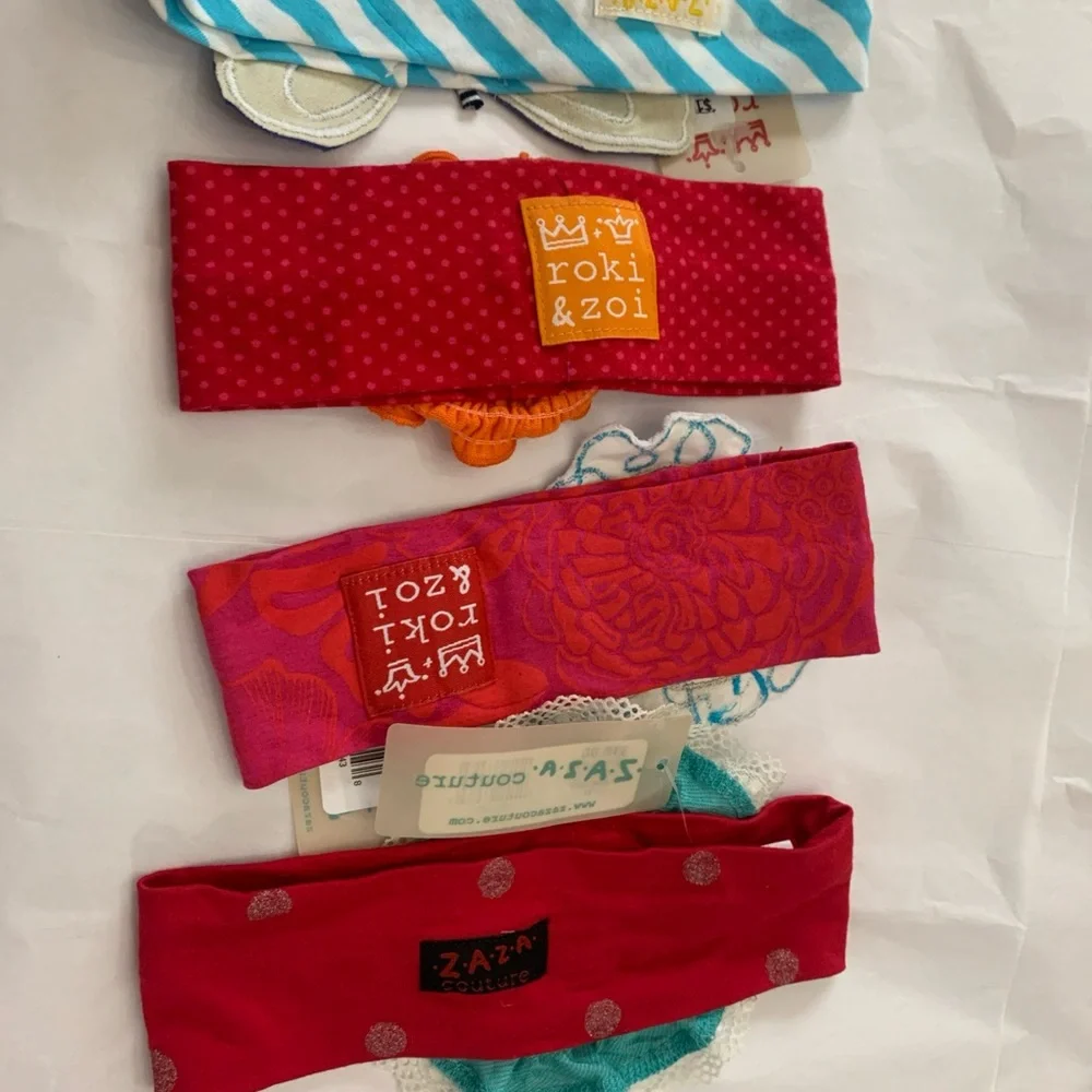 Roki & Zoi & Zaza Headbands 2 Size XS & 2 Size Small Lot Of 4 New With Tags
